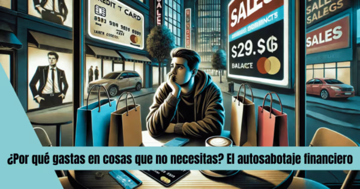 ¿Por qué gastas en cosas que no necesitas? 6 formas de contrarestar el autosabotaje financiero