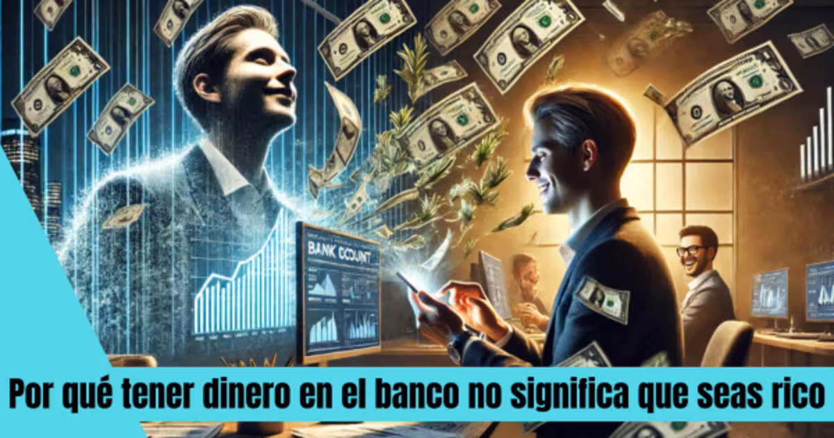Por qué tener dinero en el banco no significa que seas rico este 2025