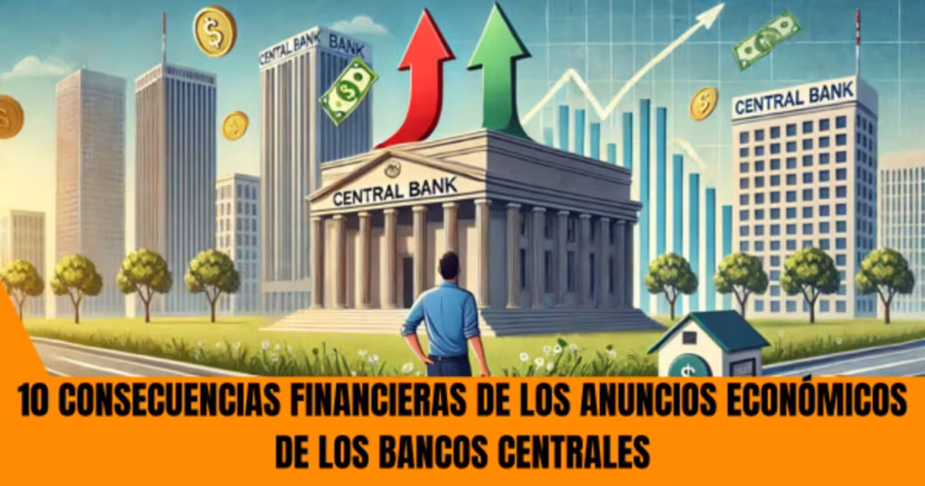 10 consecuencias financieras de los anuncios económicos de los bancos centrales