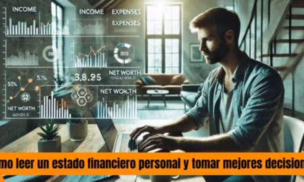 Cómo leer un estado financiero personal y tomar mejores decisiones