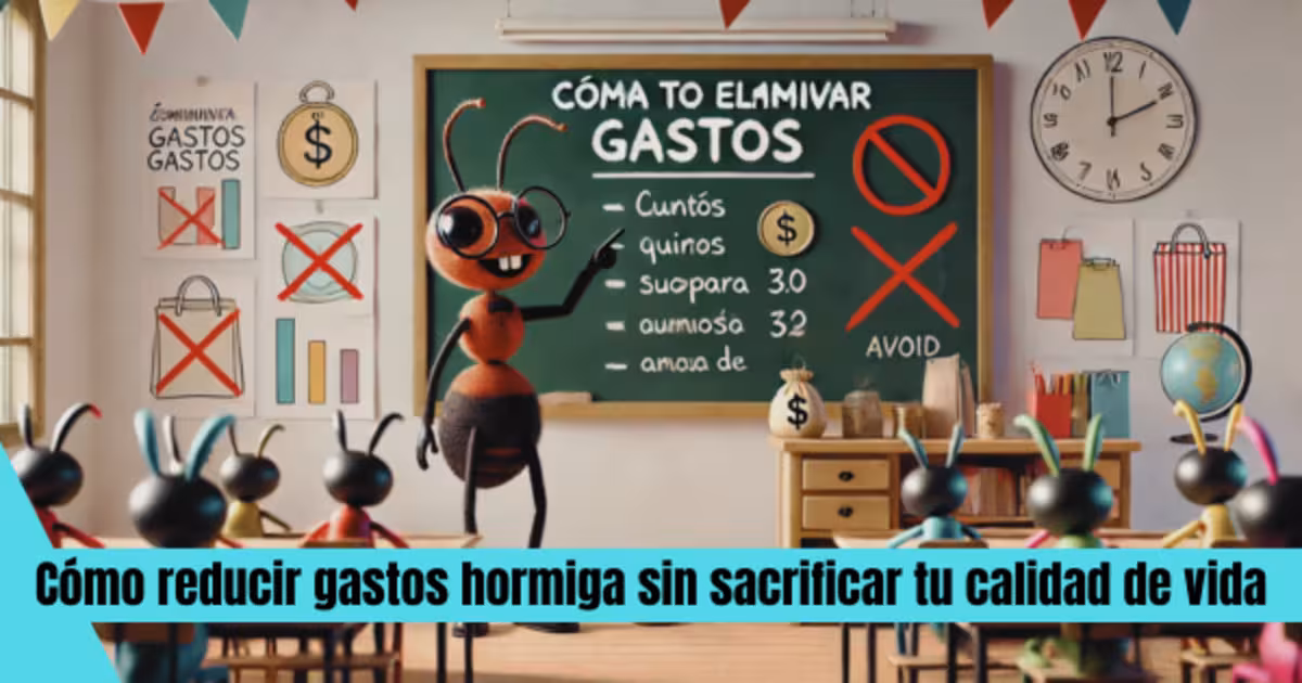 Cómo reducir gastos hormiga sin sacrificar tu calidad de vida este 2025