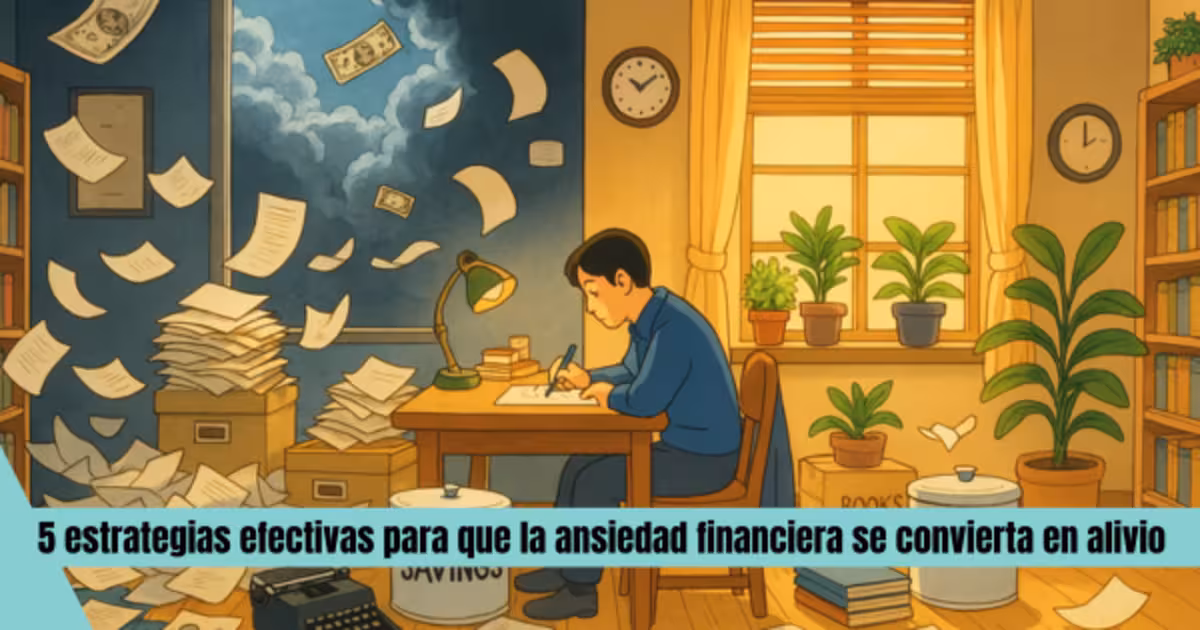 5 estrategias efectivas para que la ansiedad financiera se convierta en alivio