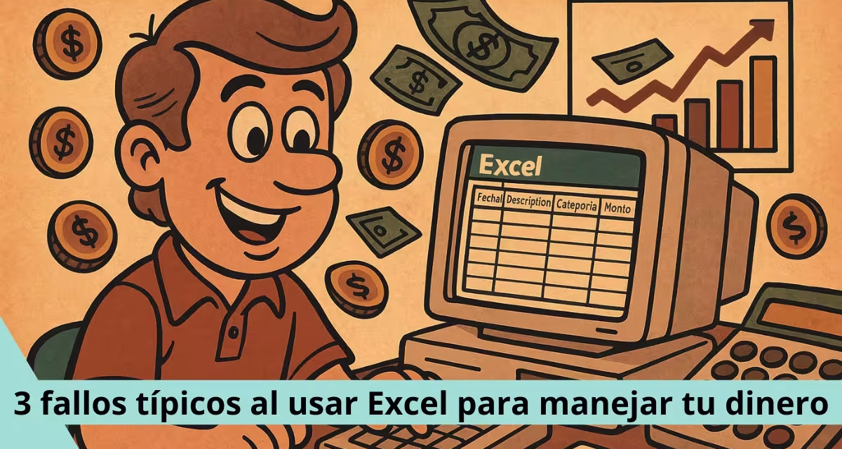 3 fallos típicos al usar Excel para manejar tu dinero (y cómo arreglarlos fácil)