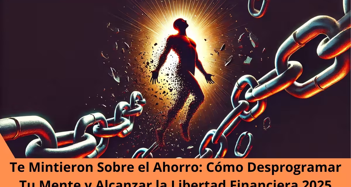 Te Mintieron Sobre el Ahorro: Cómo Desprogramar Tu Mente y Alcanzar la Libertad Financiera 2025