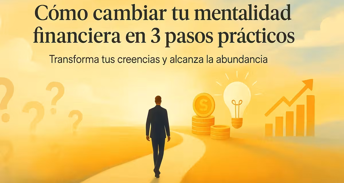 Reprograma tu Mentalidad Financiera en 3 Pasos: Transforma Tu Relación con el Dinero