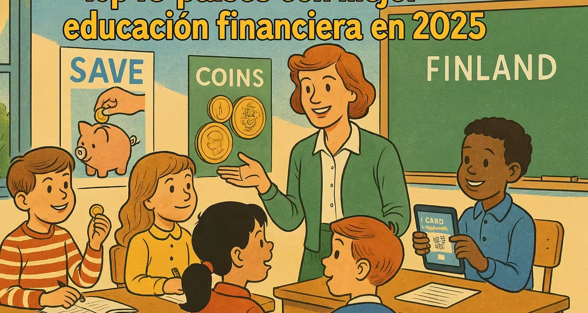 Países con mejor educación financiera en 2025