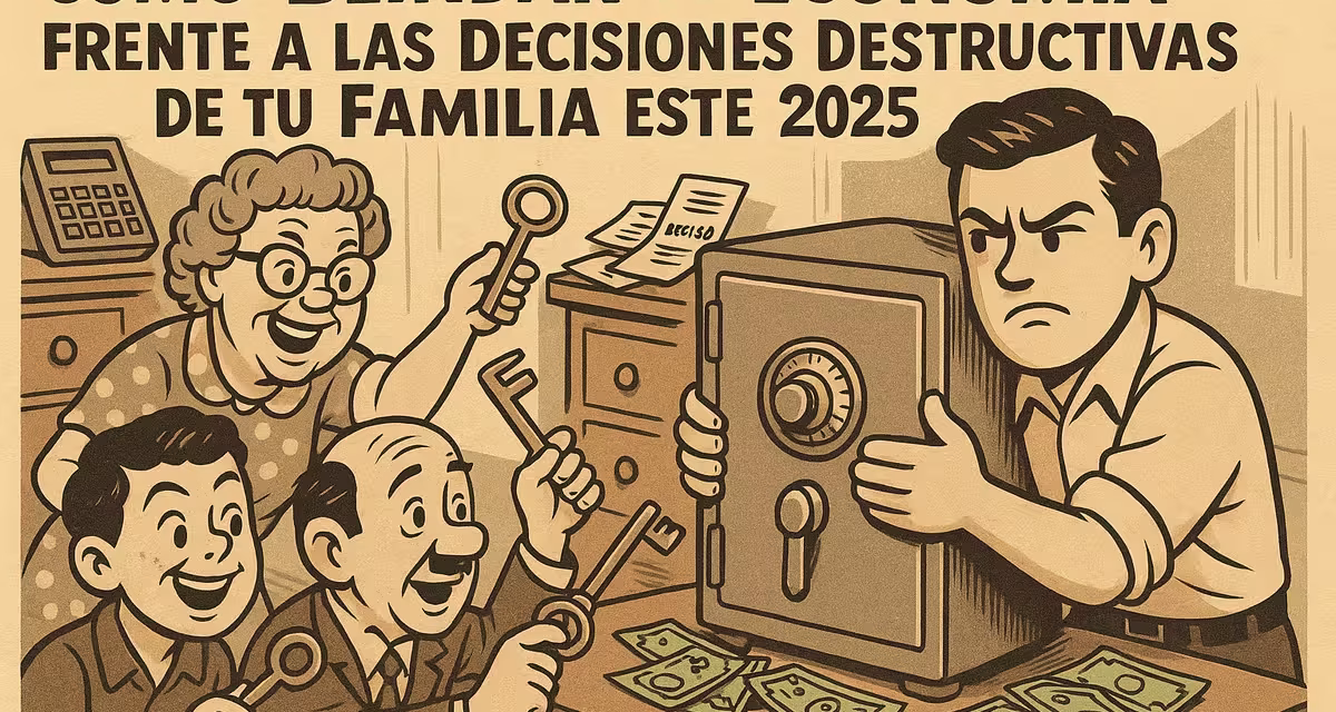 Cómo blindar tu economía frente a las decisiones destructivas de tu familia este 2025