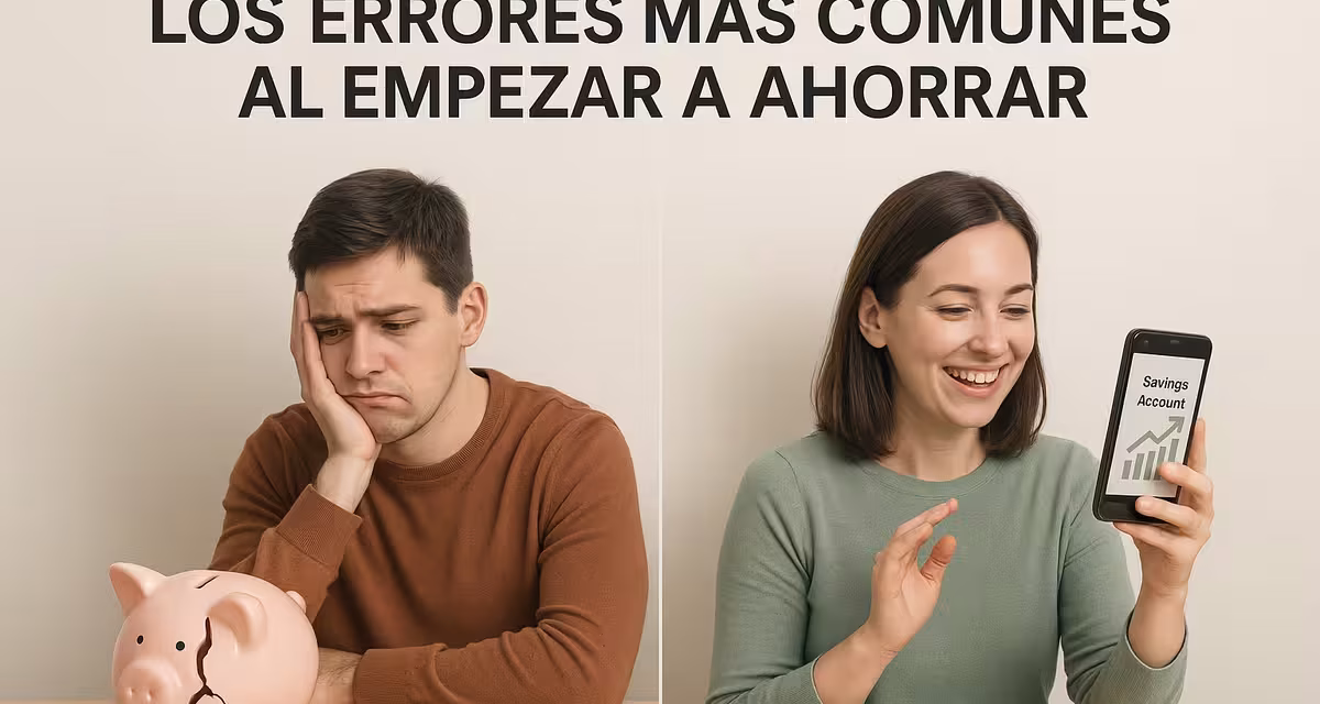 Los 7 errores más comunes al empezar a ahorrar (y cómo evitarlos)